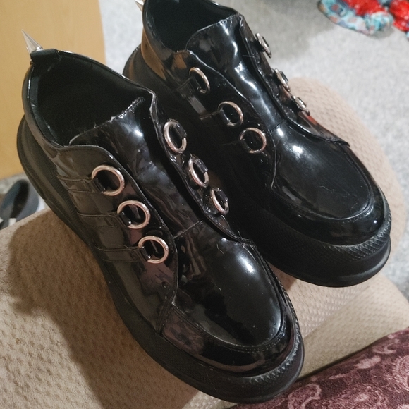 Lamoda Dolls kill Spiked Platform shoes - Picture 4 of 7